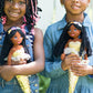 A Large Size Medium Brown Skin Tone Mermaid Doll