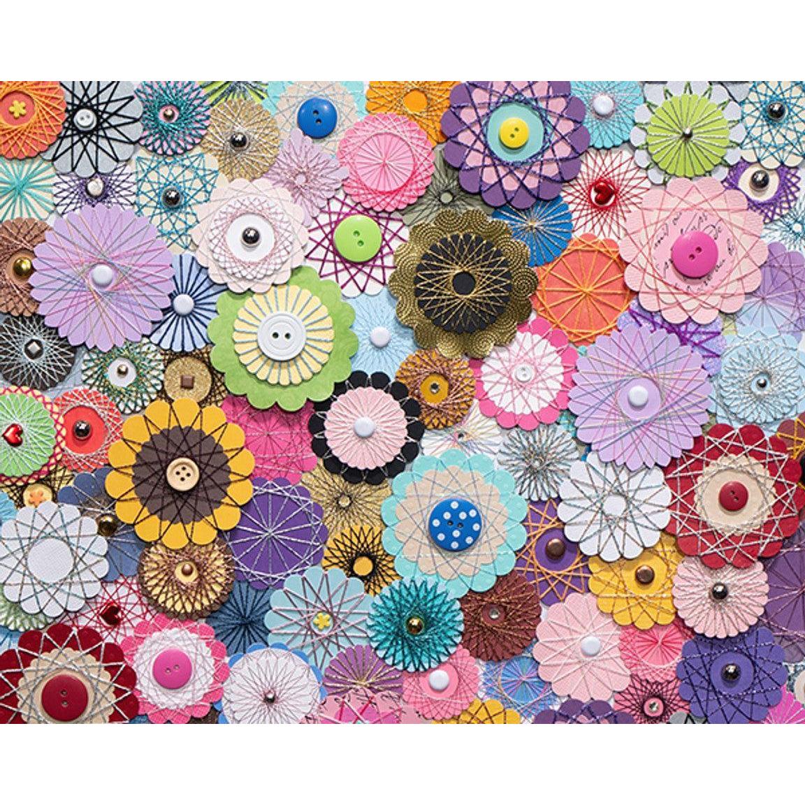 Bloomin Buttons 1000 Piece Jigsaw Puzzle Springbok