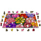 Blooming Flowers 505 Piece Wood Jigsaw Puzzle Wooden City
