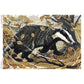 Blustery Day Badger 1000 Piece Jigsaw Puzzle Flame Tree