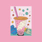 Boba Tea 99 Piece Mini Jigsaw Puzzle Puzzledly