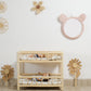 Sweet Bloom Rattan Flower Wall Art – Cute Boho Nursery & Girls Room Decor