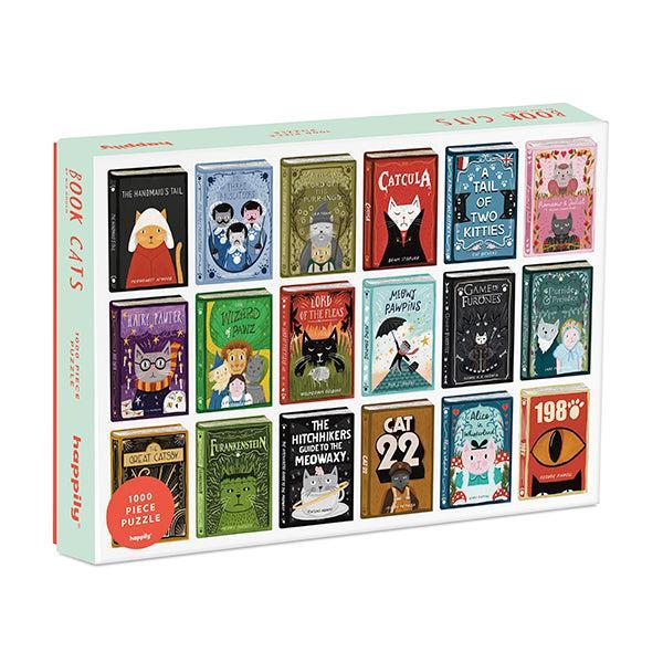 Book Cats 1000 Piece Jigsaw Puzzle Happily