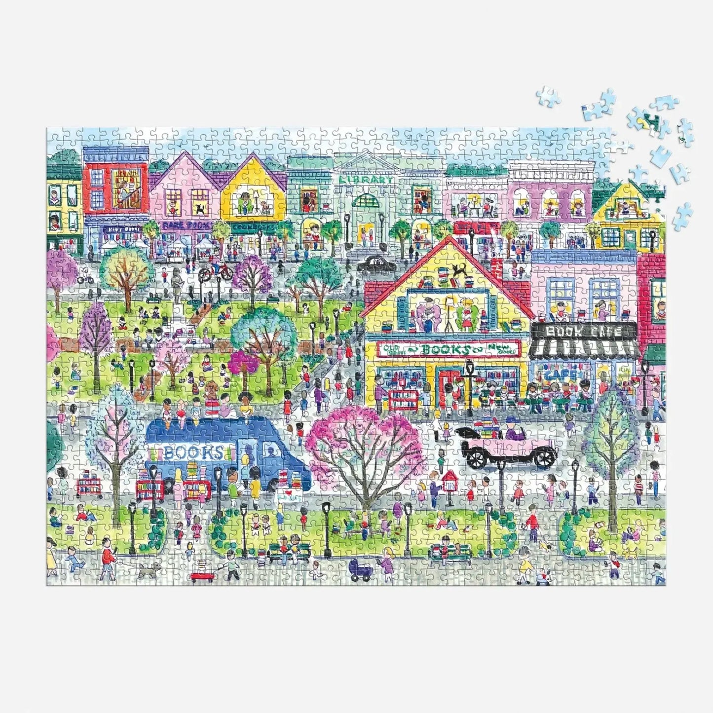 Book Town 1000 Piece Jigsaw Puzzle Galison