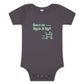 100% Airlume Combed, Ring-Spun Cotton Onesie  - Rock and Roll (Size 6-12 mo)