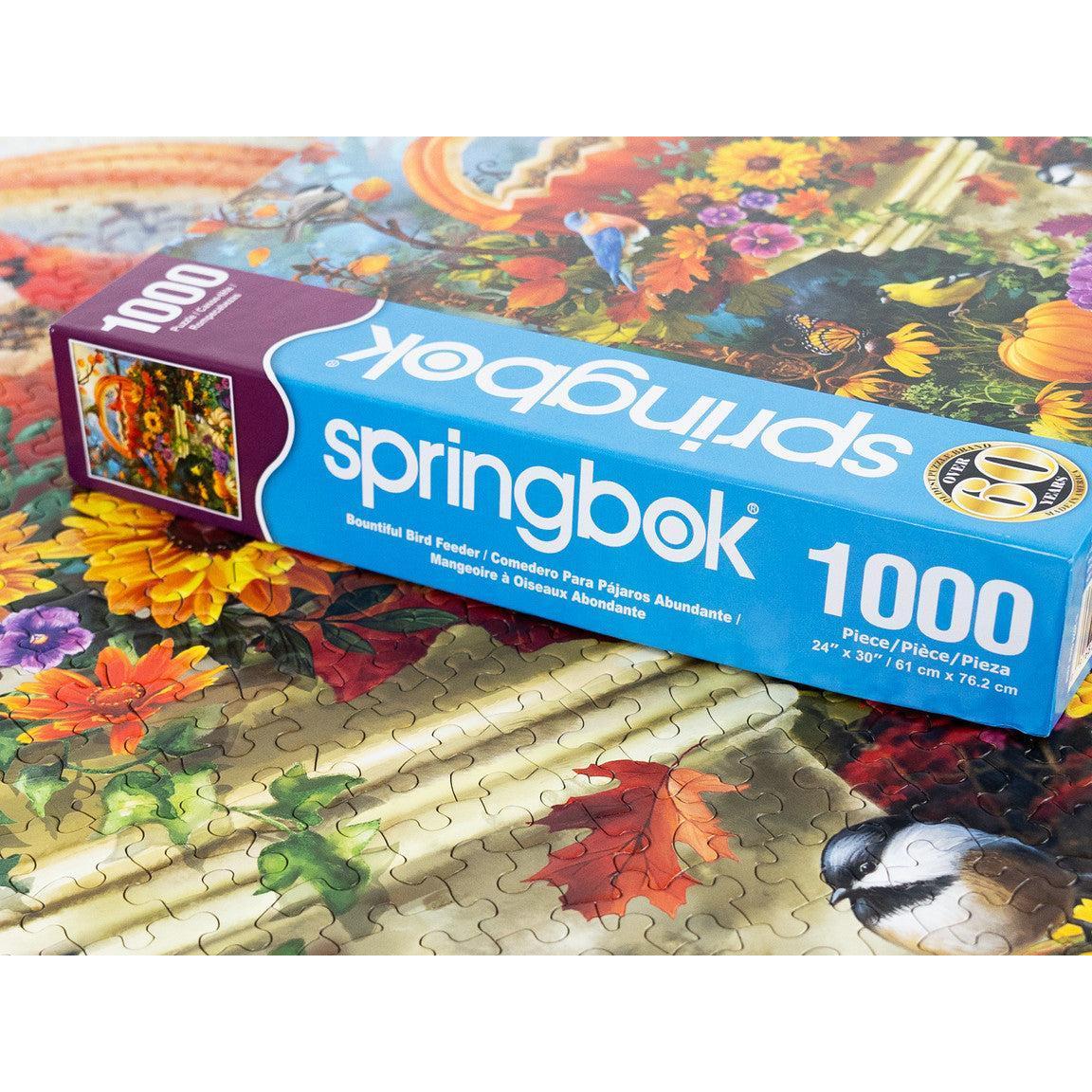 Bountiful Birdfeeder 1000 Piece Jigsaw Puzzle Springbok