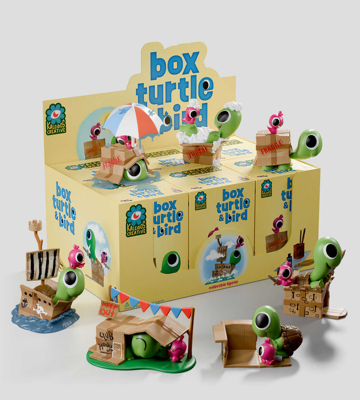 Kaleidos Creative: Box Turtle & Bird Blind Box