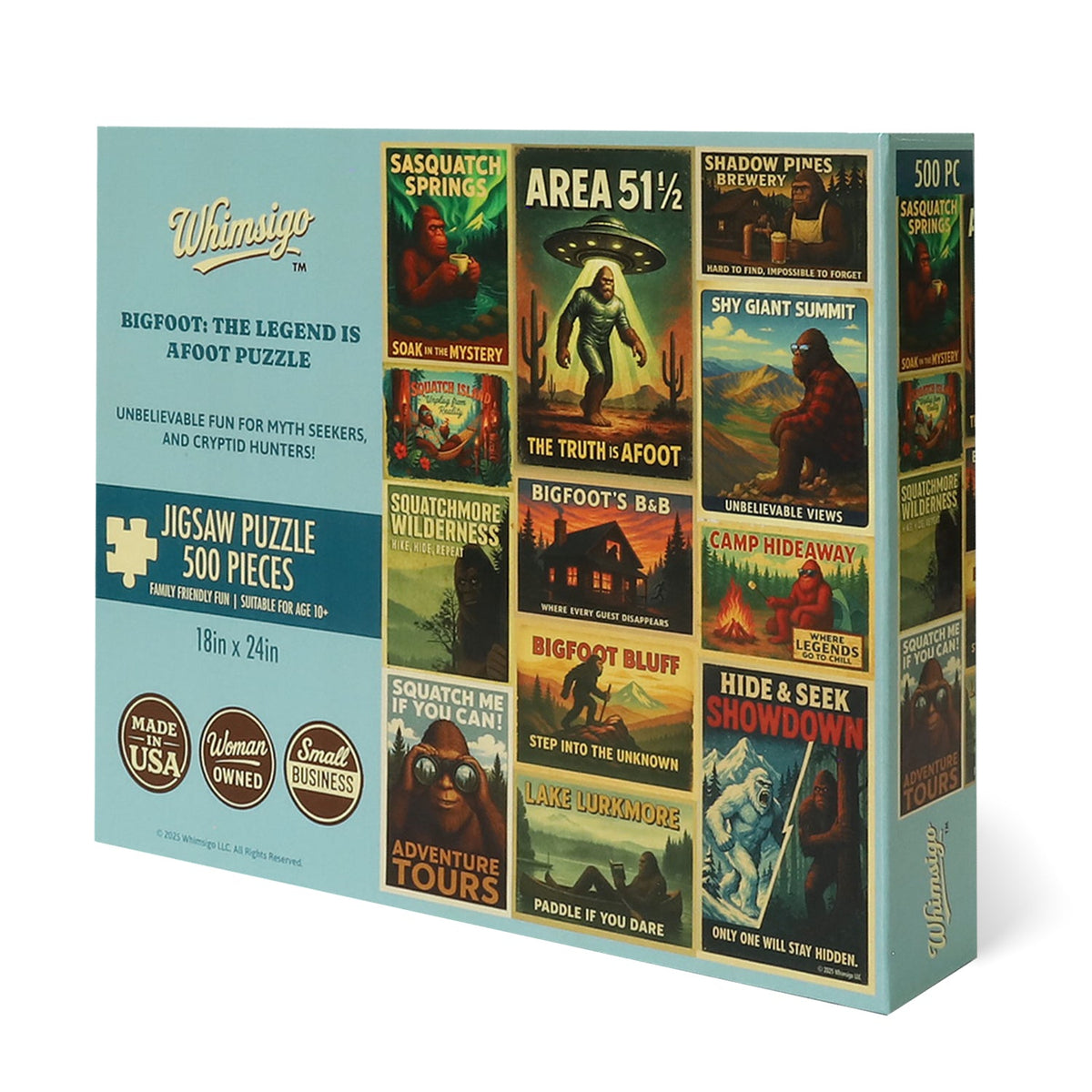 Bigfoot: The Legend is Afoot (500 Piece) Jigsaw Puzzle