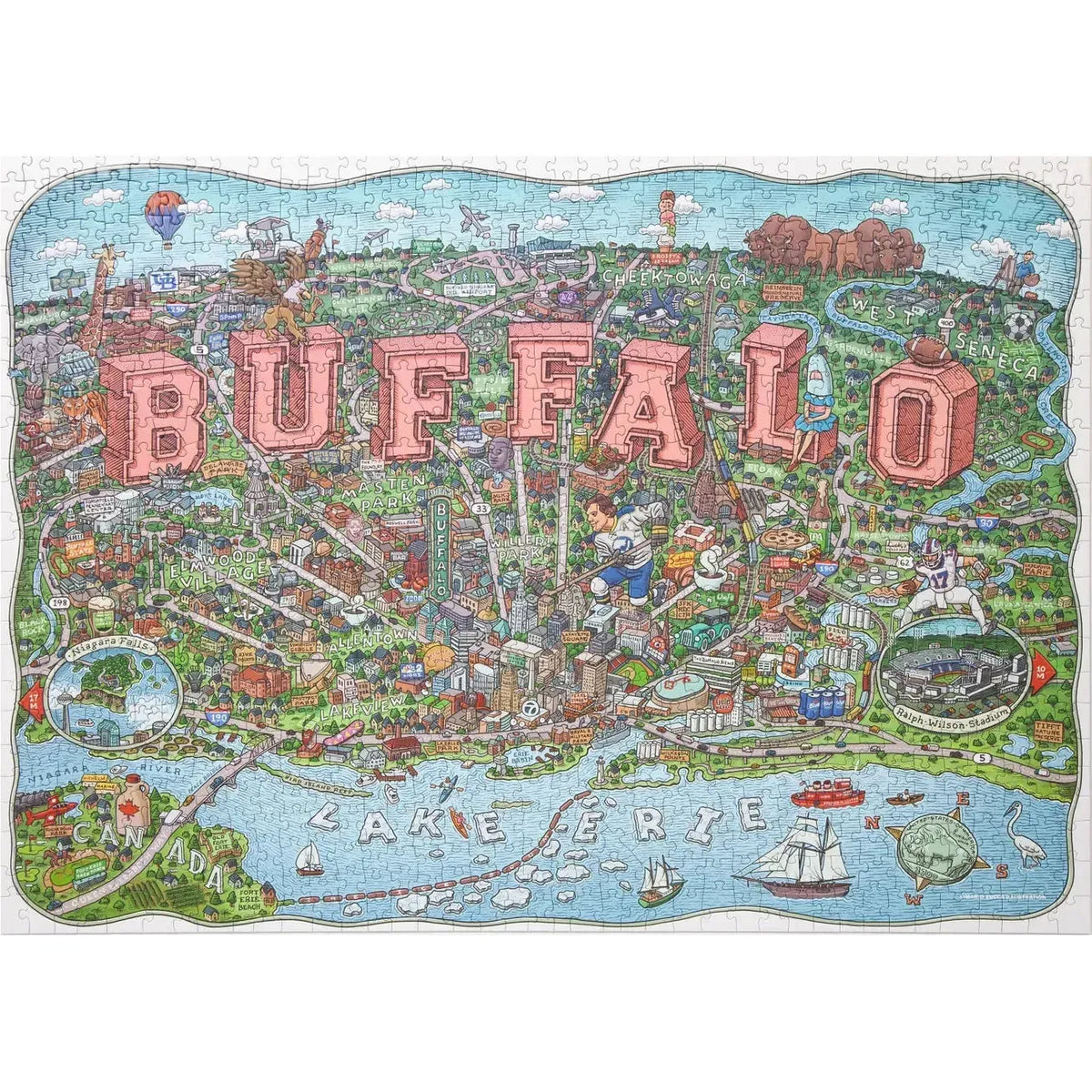 Buffalo 1000 Piece Jigsaw Puzzle Birdie