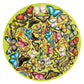 Butterflies 424 Wood Piece Double-Sided Round Jigsaw Puzzle Curiosi