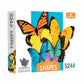 Butterfly Cluster 524 Piece Shaped Jigsaw Puzzle Paper House