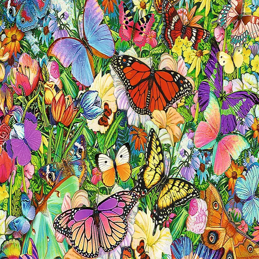 Butterfly Garden 1000 Piece Jigsaw Puzzle Trefl