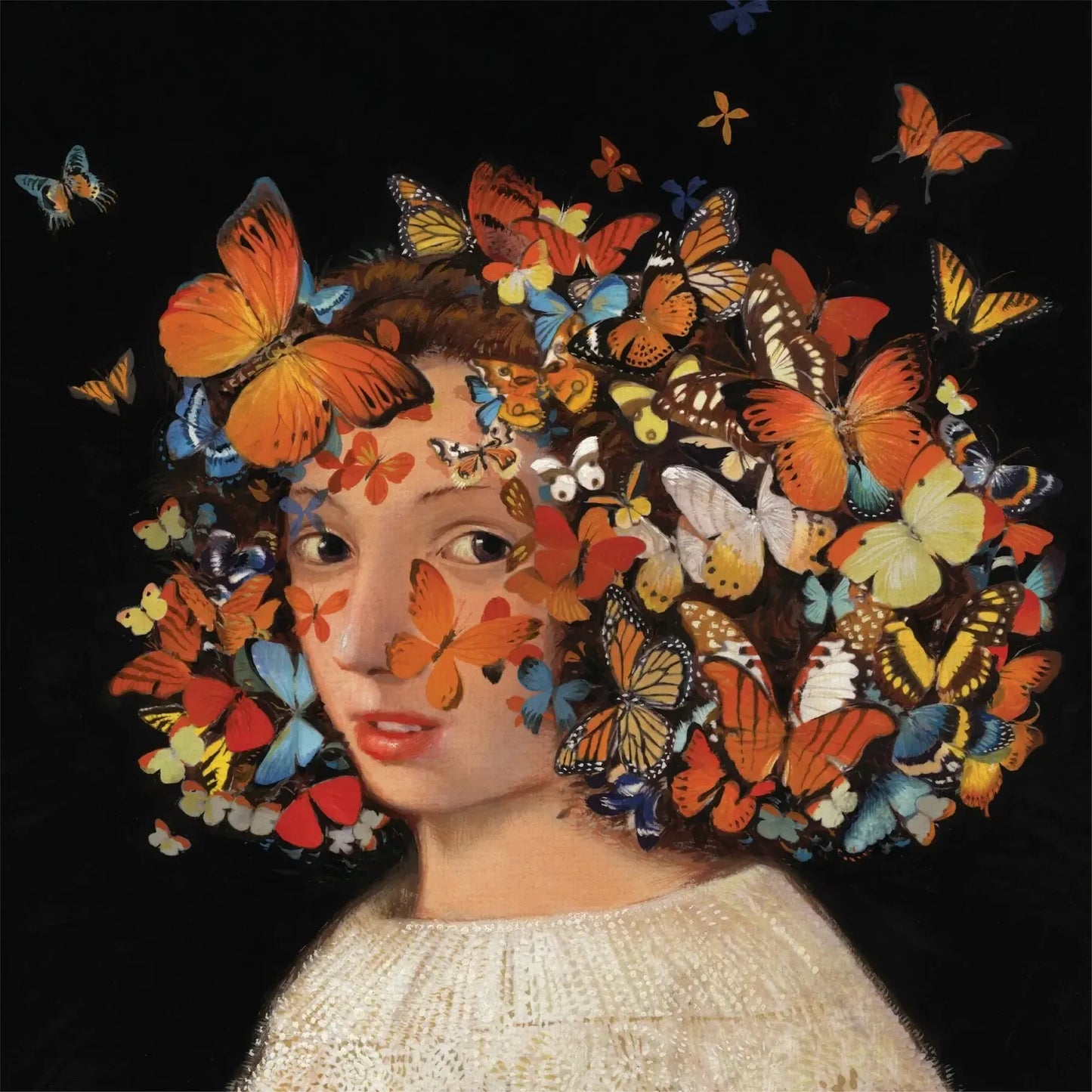 Butterfly Girl by Bill Mayer 500 Piece Jigsaw Puzzle NYPC