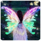 LED Moving Butterfly Angel Wings Electric Light Up Girls Costume Battery Operated