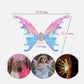 LED Moving Butterfly Angel Wings Electric Light Up Girls Costume Battery Operated