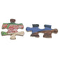 C is for Chocolate Set of 2 500 Piece Mystery Jigsaw Puzzles TDC