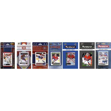 Nhl Montreal Canadiens 8 Different Licensed Trading Card Team Sets