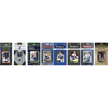 Nhl Vancouver Canucks 8 Different Licensed Trading Card Team Sets