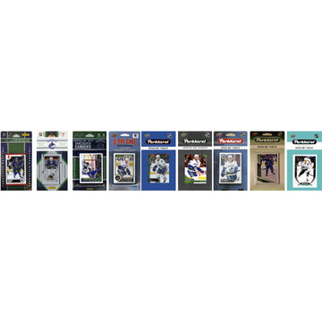 Nhl Vancouver Canucks 9 Different Licensed Trading Card Team Sets