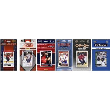 Nhl Washington Capitals 6 Different Licensed Trading Card Team Sets