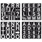 .75'' Magnetic Set Of Letters, Numbers & Symbols