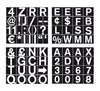 .75'' Magnetic Set Of Letters, Numbers & Symbols