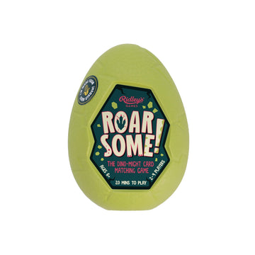 Ridley'S Games: Roarsome! - The Dino-Matching Card Game For Dinosaur Lovers - Card Case Made From Corn Starch And Is 100% Recycl