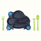 UFO Training Plate and Utensils