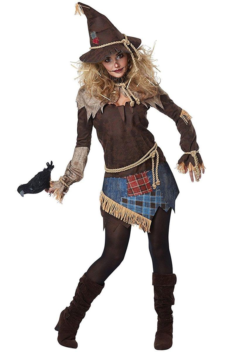 Creepy Scarecrow Adult Costume: Large