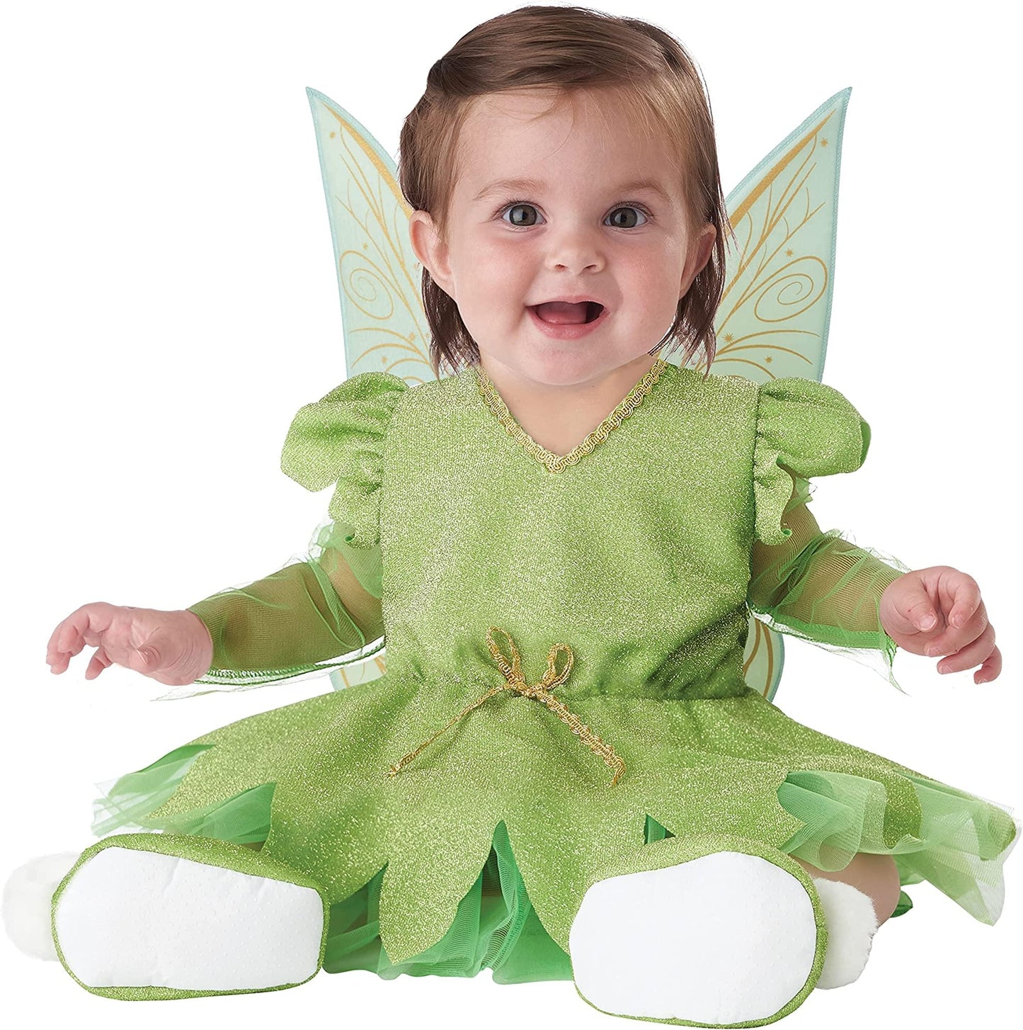 Green Teeny Tiny Tink Infant Costume  6-12Mo