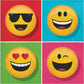Show Your Emojions 6.5'' Paper Luncheon Napkins: 16 Count