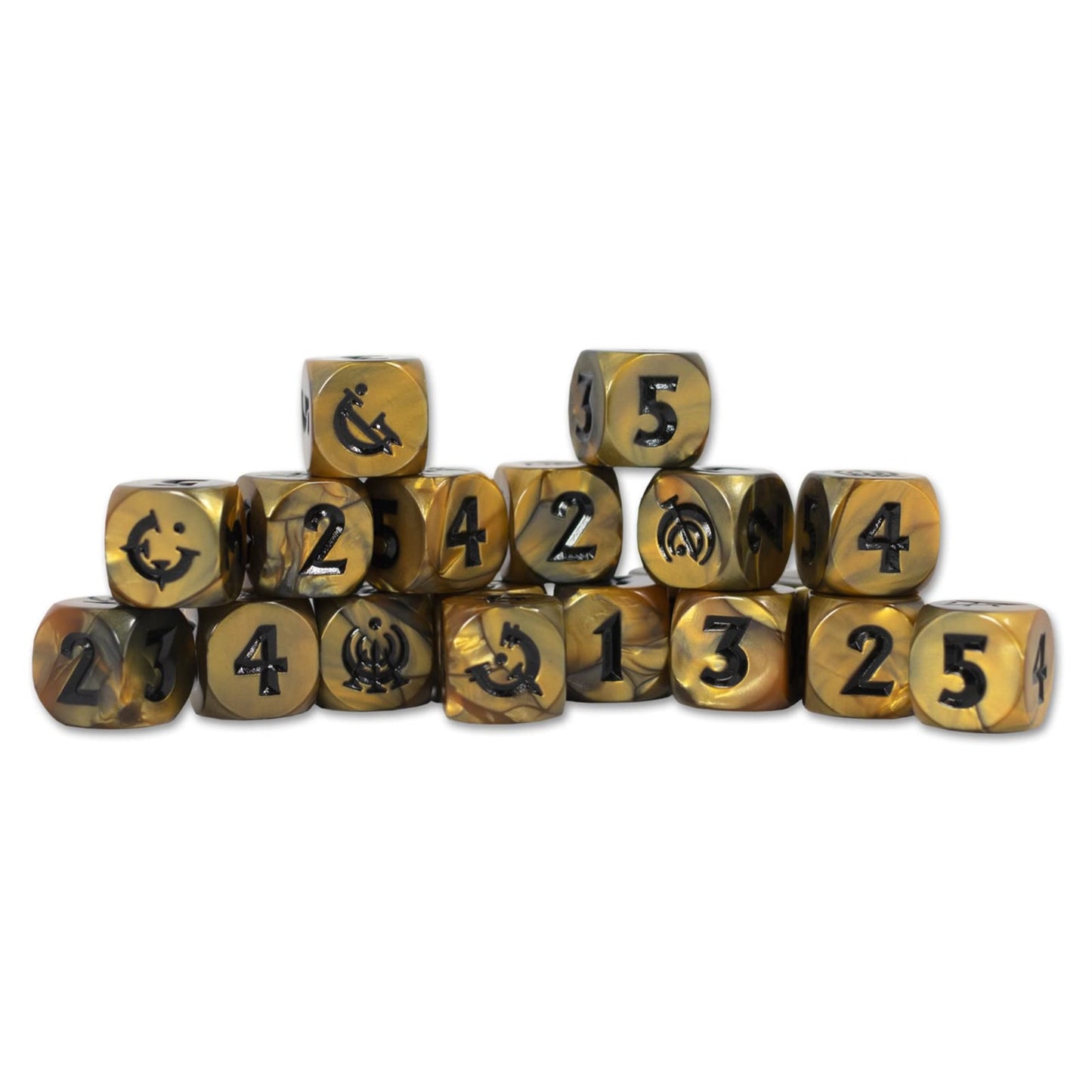 Crafty Games Mistborn Feruchemy RPG Dice Set - Acrylic, Ages 13+