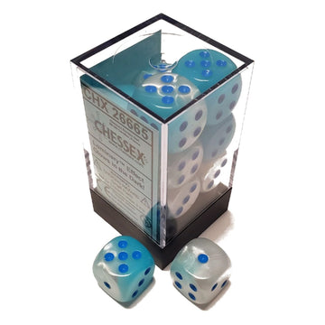 Gemini Dice Block | Set Of 12 Size D6 Dice Designed For Board Games, Rpgs & Miniature Games | Premium Quality 16 Mm Dice | Lumin