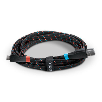Dreamgear 845620090044 6 Ft Bionik Lynx Braided Charge & Sync Cable For Nintendo Switch Game