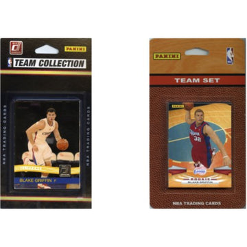 Nba Los Angeles Clippers 2 Different Licensed Trading Card Team Sets