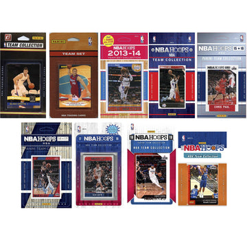 Nba Los Angeles Clippers 9 Different Licensed Trading Card Team Sets