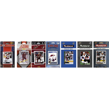 Nhl Arizona Coyotes 7 Different Licensed Trading Card Team Sets