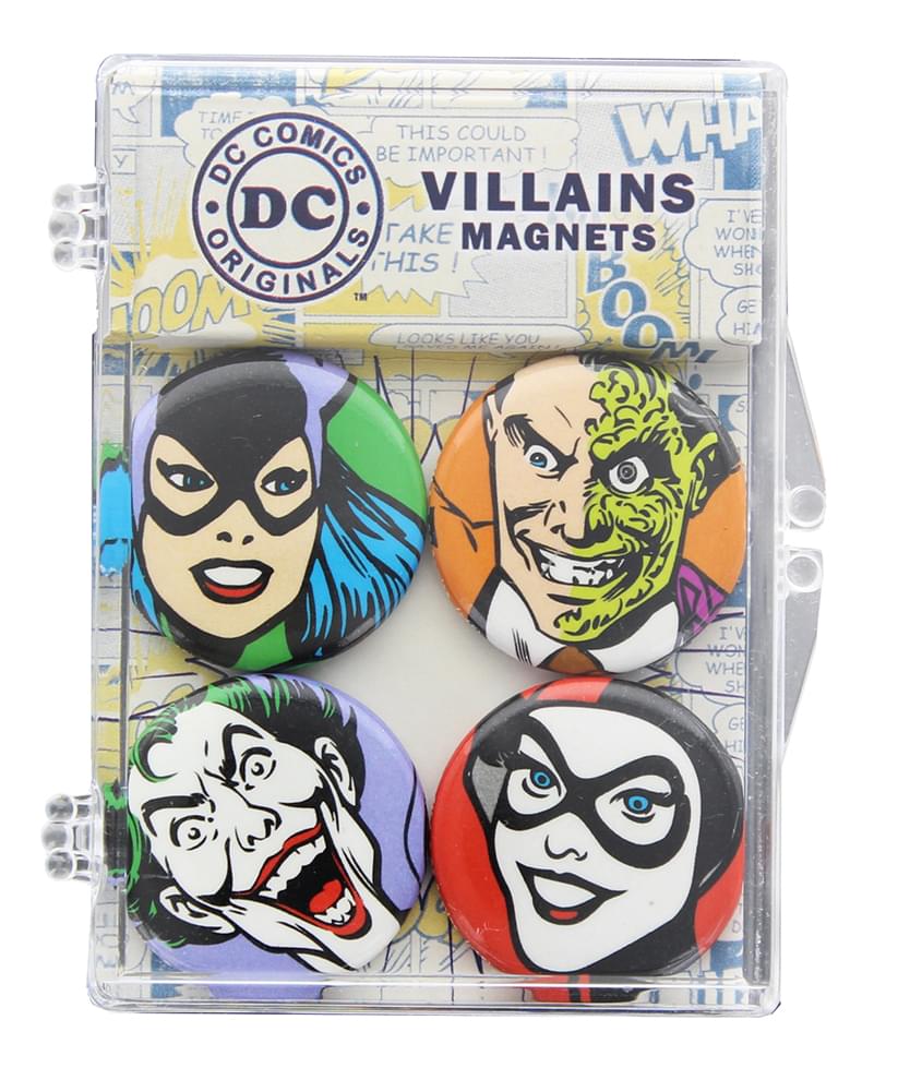 Dc Comics Villains Magnet 4-Pack