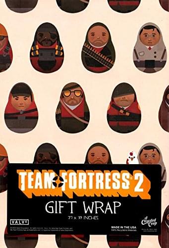 Team Fortress 2 Gift Wrap 27'' X 39''