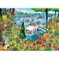 Call of the Wild Doodle Town 1000 Piece Jigsaw Puzzle Cobble Hill