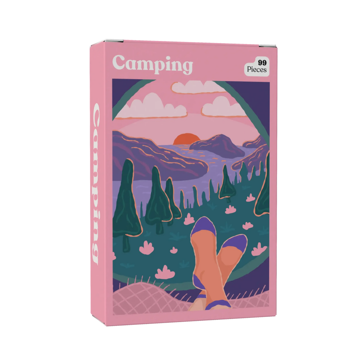 Camping 99 Piece Mini Jigsaw Puzzle Puzzledly