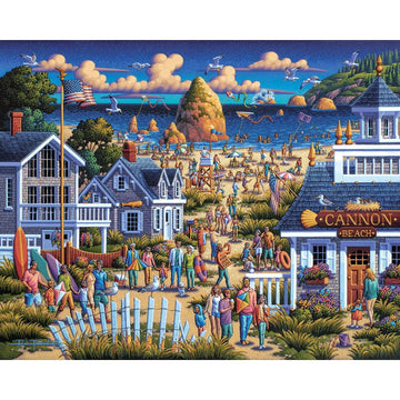 Cannon Beach 1000 Piece Jigsaw Puzzle Dowdle