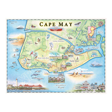 Cape May 1000 Piece Jigsaw Puzzle Xplorer Maps