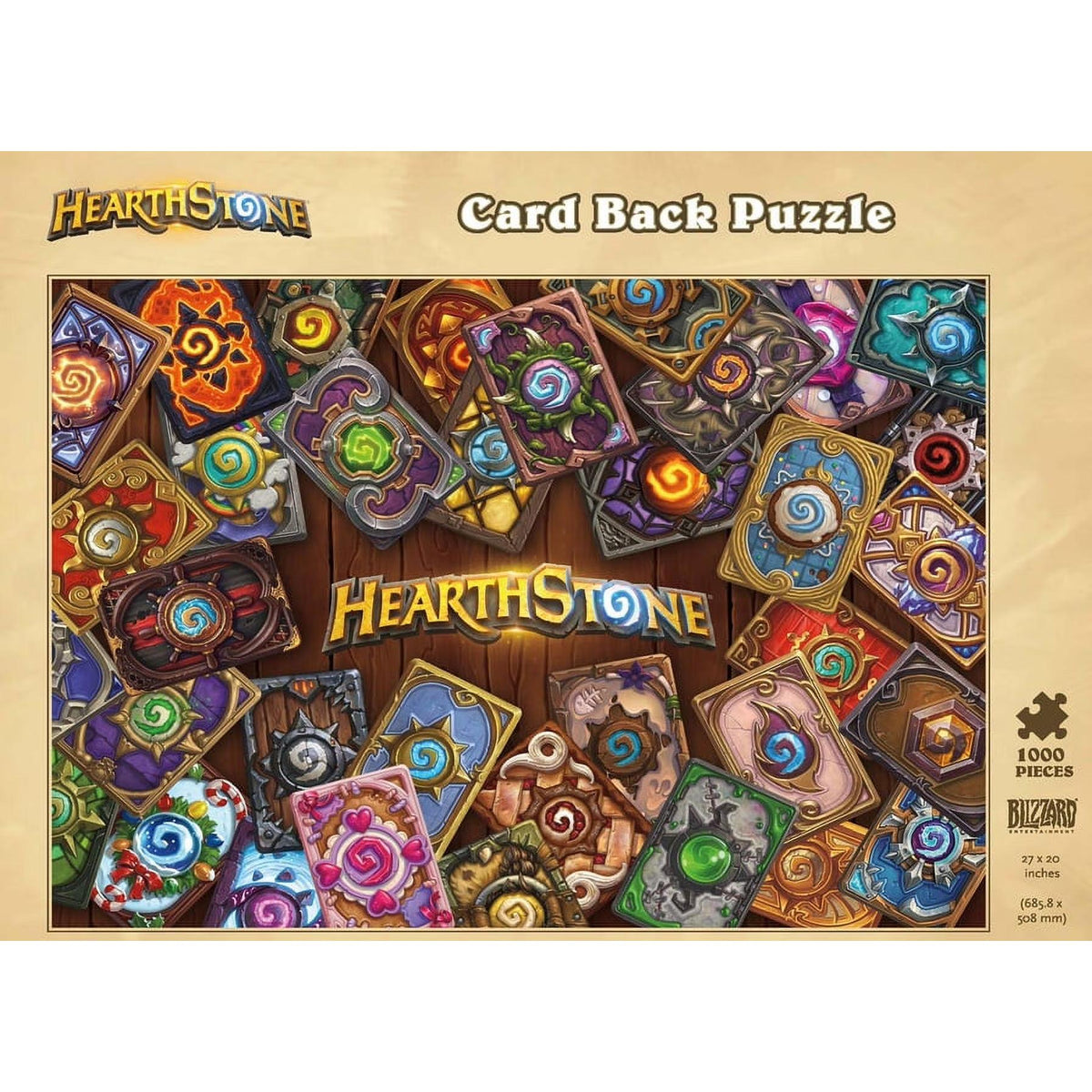 Card Back Hearthstone 1000 Piece Jigsaw Puzzle Blizzard