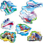 Cars, Boats, Trains & Aircrafts 18 Piece Tray Jigsaw Puzzle Larsen