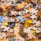 1000 Piece Jigsaw Puzzle, Still Life with Hydrangeas, Flower puzzles, colorful plants, Classic picture,  Adult Puzzle, Castorland C-104444-2