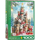 Cat Christmas Tree 1000 Piece Jigsaw Puzzle Eurographics