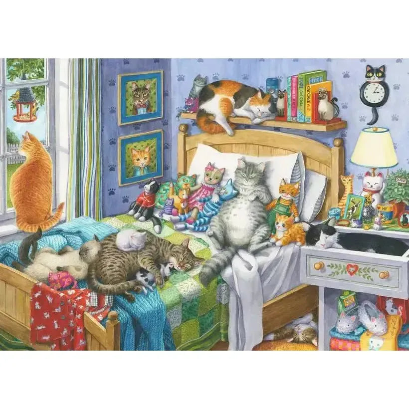 Cat Nap by Ingrid Slyder 500 Large Piece Jigsaw Puzzle Ravensburger