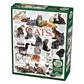 Cat Quotes 1000 Piece Jigsaw Puzzle Cobble Hill