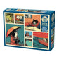 Cats Chillin' with Books 500 Piece Jigsaw Puzzle Cobble Hill